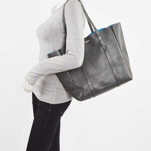 Balenciaga Gris Fossile Leather Everyday Tote Bag